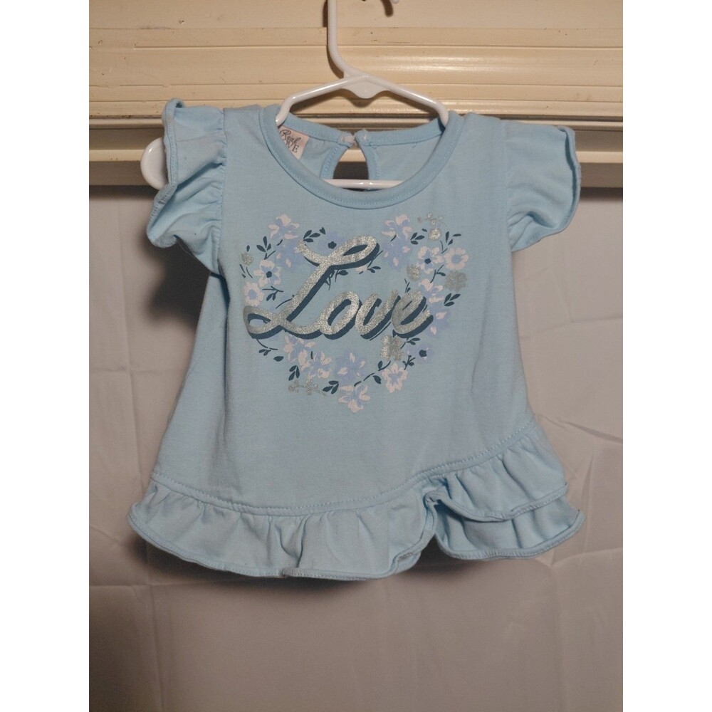 Real Love Baby Size 18M (months) Dress/Top Love Graphic